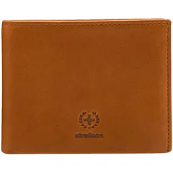 Strellson Herren Geldbörse, echtes Leder - Blackwall Billfold H7, 9,5x12,5x3cm (HxBxT) Hellbraun
