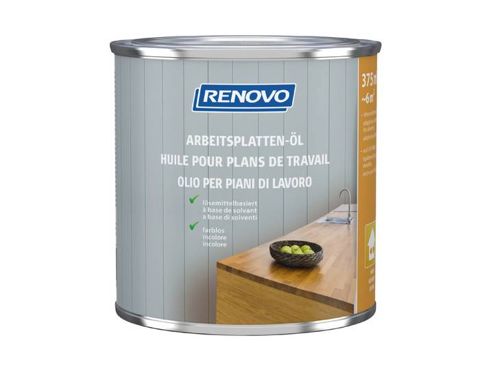 Renovo Arbeitsplatten-Öl Farblos 0.375 l Seidenmatt