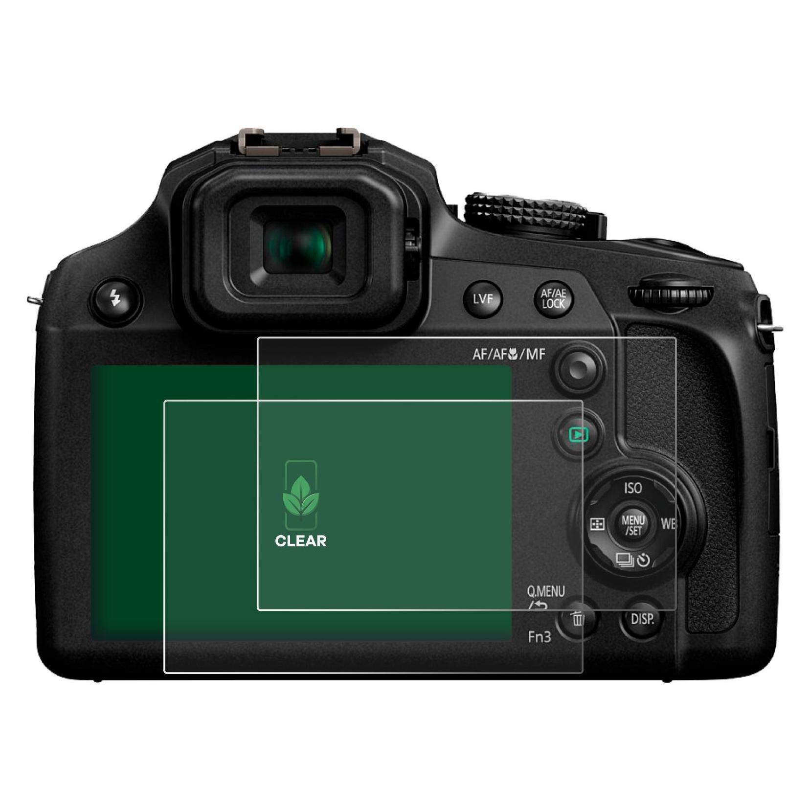 ScreenLeaf Schutzfolie für Panasonic Lumix DC-FZ82 / FZ82D Displayschutz Display Schutz Folie Klar Transparent (6131253)