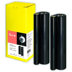 2 Peach Thermal Transfer Rollen kompatibel zu Xerox, Konica Minolta, Brother, Pitney Bowes PC-92RF