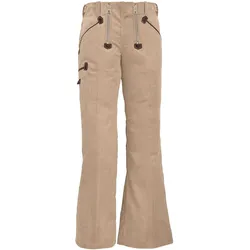 Damen Zunfthose mit Schlag Genuacord "PAULINE" - 34 - beige