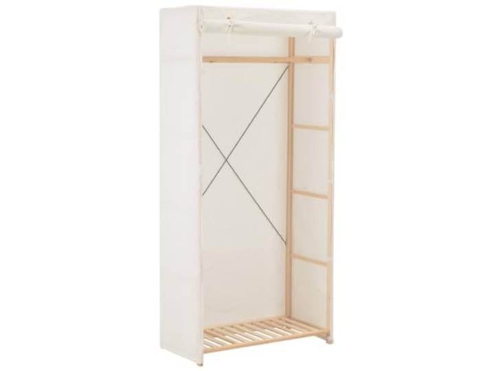 Makastle Kleiderschrank Weiß 79 x 40 x 170 cm Stoff