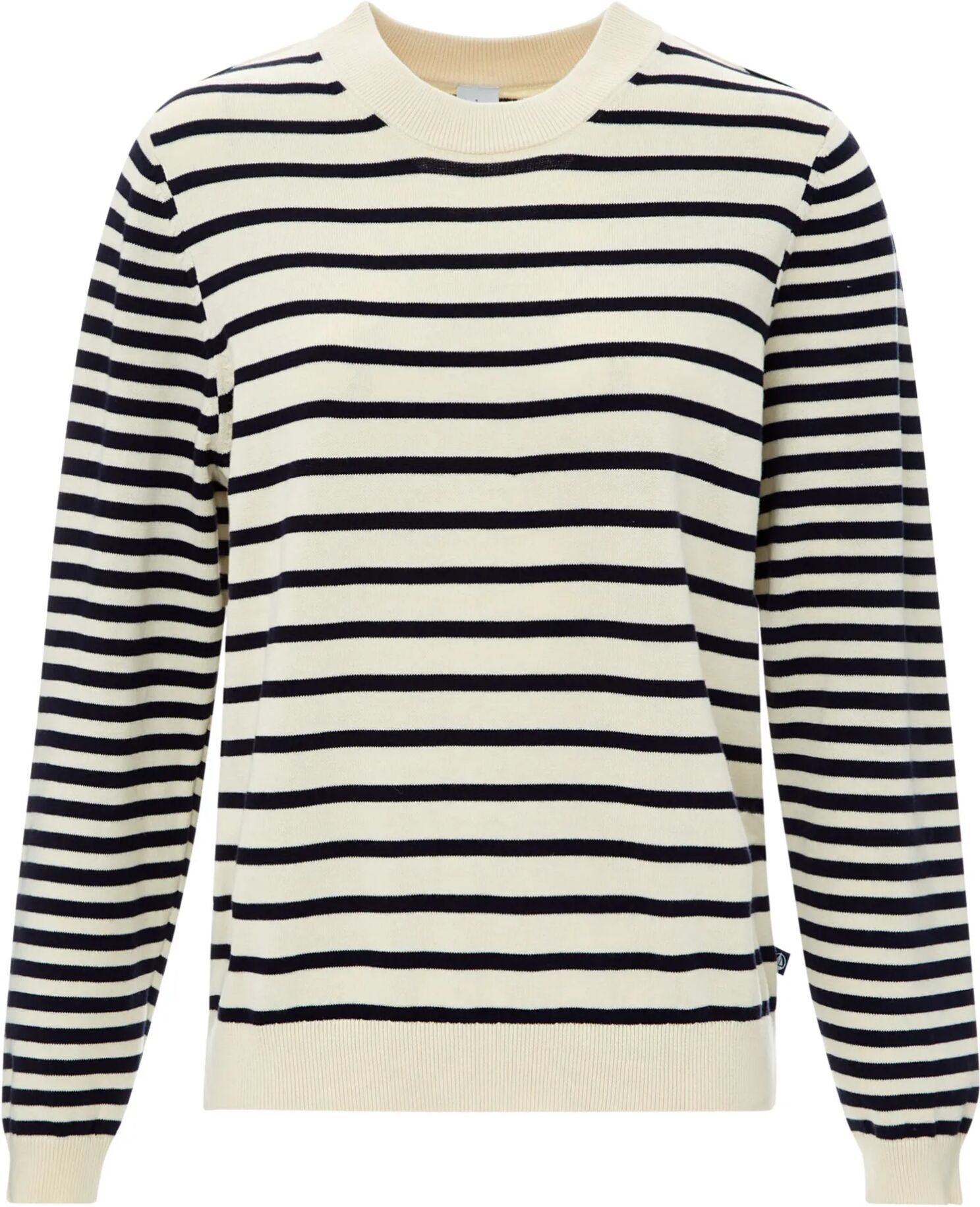 Petit Bateau Pull Marinière - Collection Femme - Ecru XS