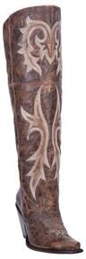 Women's Jilted Over The Knee Western Boot by Laredo in Brown (Size 9 M)