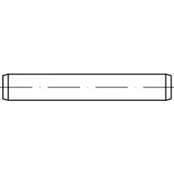 ISO 2338 - Edelstahl A4 - 1x10 - Zylinderstifte ungehärtete Ausführung - Toleranzfeld m6