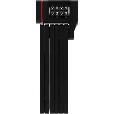Faltschloss ABUS "uGrip Bordo 5700", schwarz, SicherheitsschlösserL:80cm, Stahl, mit Halterung - 80 cm Länge, L:80cm