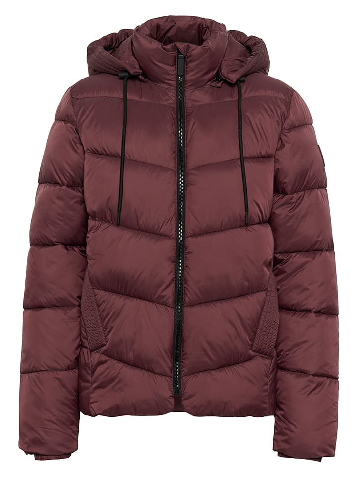 Kaffe Winterjacke in Bordeaux - 34