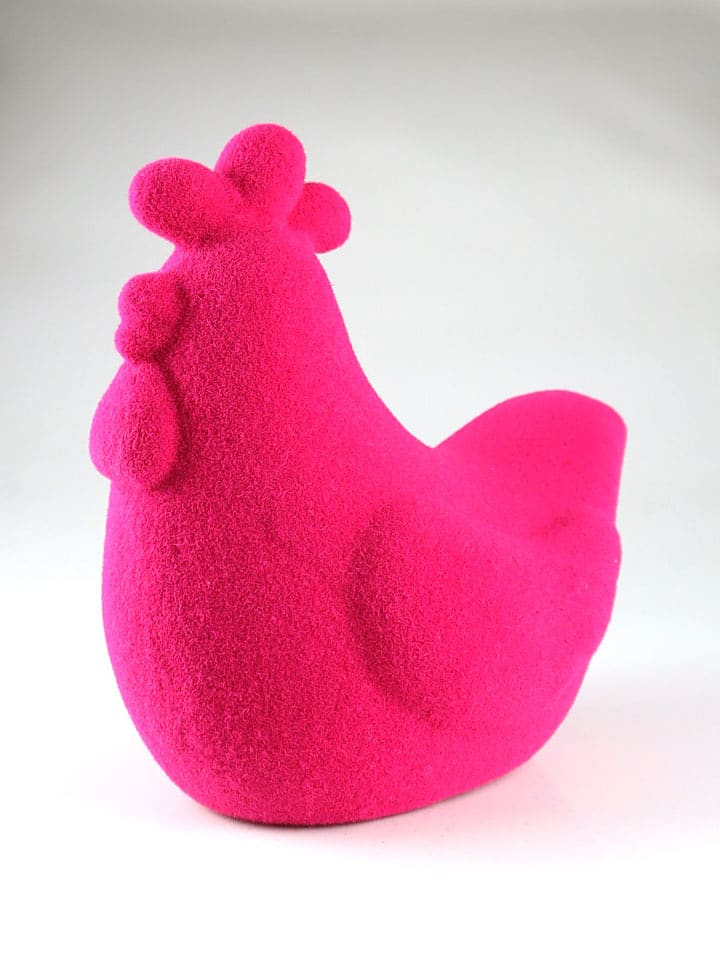 AM Design Dekofigur "Huhn" in Pink - (B)12 x (H)17 x (T)17 cm - onesize