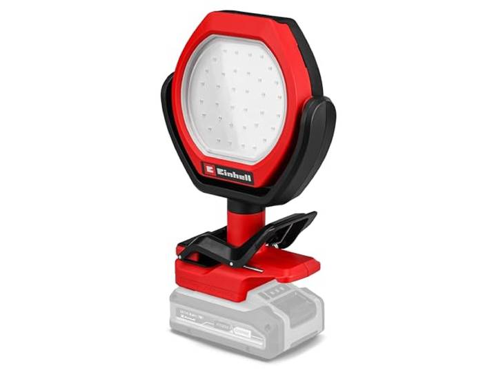 Einhell Lampe d’extérieur sans fil GC-OL 18/1500 Li-Solo PXC 18 V 1500 lm 7000 K portée 4 m tête orientable et rotative 3 niveaux de luminosité sans batterie