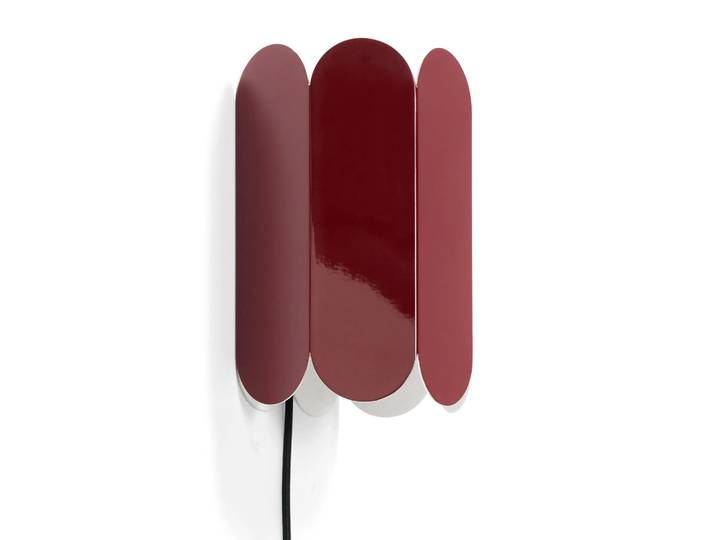 HAY Applique murale Arcs wall switch Auburn red