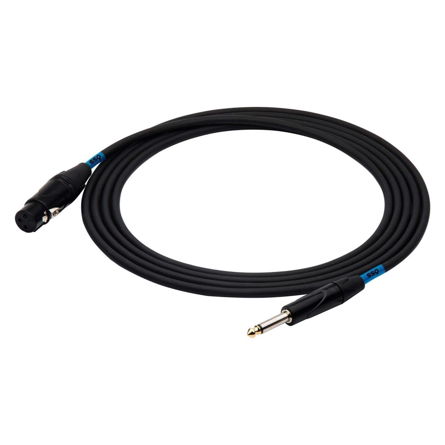 SSQ Cable XZJM1 - Klinke mono - XLR-Buchse Kabel 1 Meter (1 m, XLR Kabel) (SS-1436)