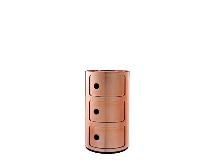 Kartell Componibili\, Conteneur 3 éléments\, Cuivre\, Base ronde