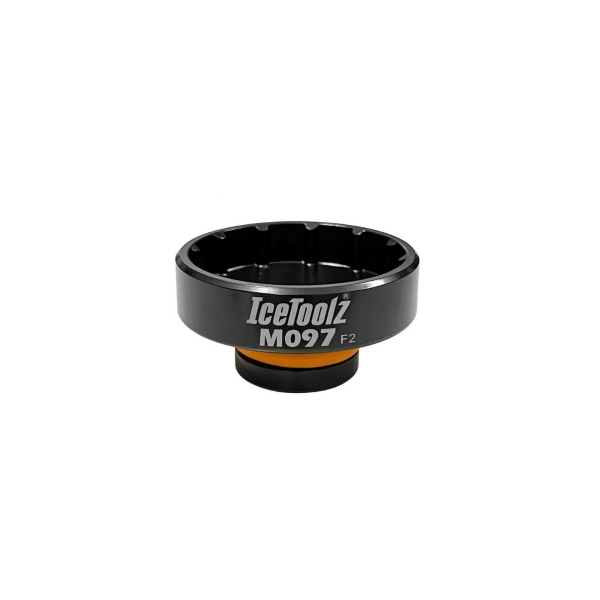 SUPER BIKE TOOL Estrattore calotte filettate movimento centrale ICETOOLZ per RACE FACE / ROTOR / SRAM DUB / CANE CREEK 12 INNESTI