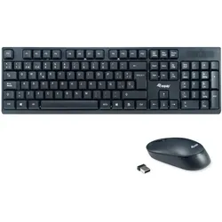 Equip Kabelloses Tastatur und Mausset, ES Layout (QWERTY)