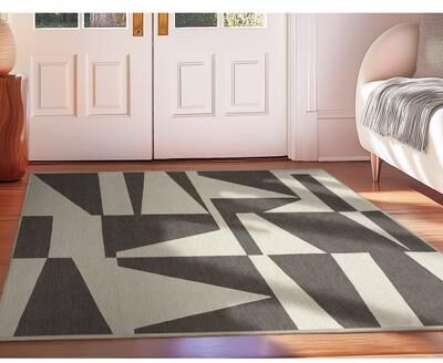 Well Woven Apollo Elemental Canyon Geometric Low Pile Area Rug