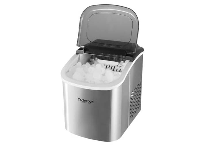 Techwood TMAG-1313 Eiswürfelmaschine, Edelstahl