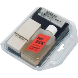 Friedrich Müller Schleifset Hart-Arkansas 3tlg. Plastikbox Müller, Messerschärfer