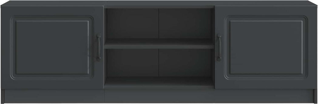 17 Stories TV Stand Black 47cm H x 150cm L x 31cm W
