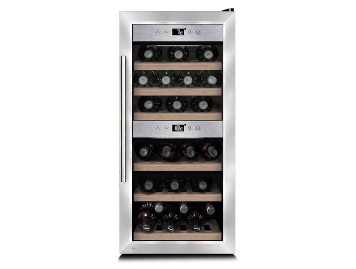 CASO Weinkühlschrank 719, WineComfort 240 Smart , Energieeffizienz: G (A-G), schwarz (silberfarben), B:40cm H:87cm T:60cm, Weinkühlschränke