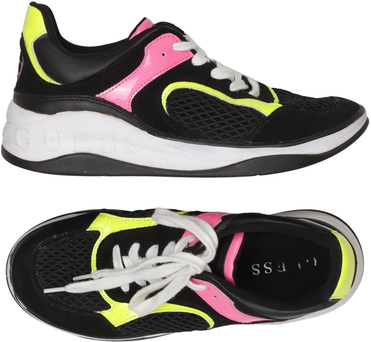 Guess Damen Sneaker, Neon, Gr. EU 39, kein / Etikett - Second Hand