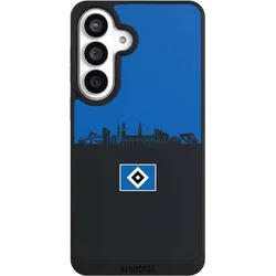 Nivocase Handyhülle für Samsung Galaxy S26+ Hülle NIVOpure Case Schwarz HSV Hamburg Skyline (Samsung Galaxy S26+), Smartphone Hülle, Schwarz