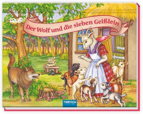 Trötsch Verlag GmbH & Co. KG - Trötsch Märchenbuch Pop-up-Buch Der Wolf und die sieben Geißlein: Entedeckerbuch Beschäftigungsbuch - Preis vom 09.10.2026 07:28:09 h