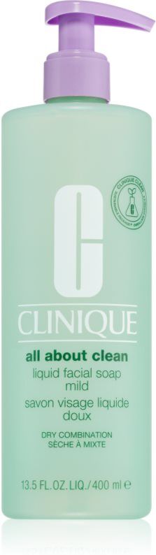 Clinique Liquid Facial Soap Mild mydło w płynie do skóry suchej i mieszanej 400 ml