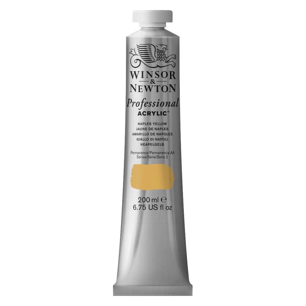 Winsor & Newton Proff. acrylic 200ml naples yellow 422 (200 ml) (2337422)