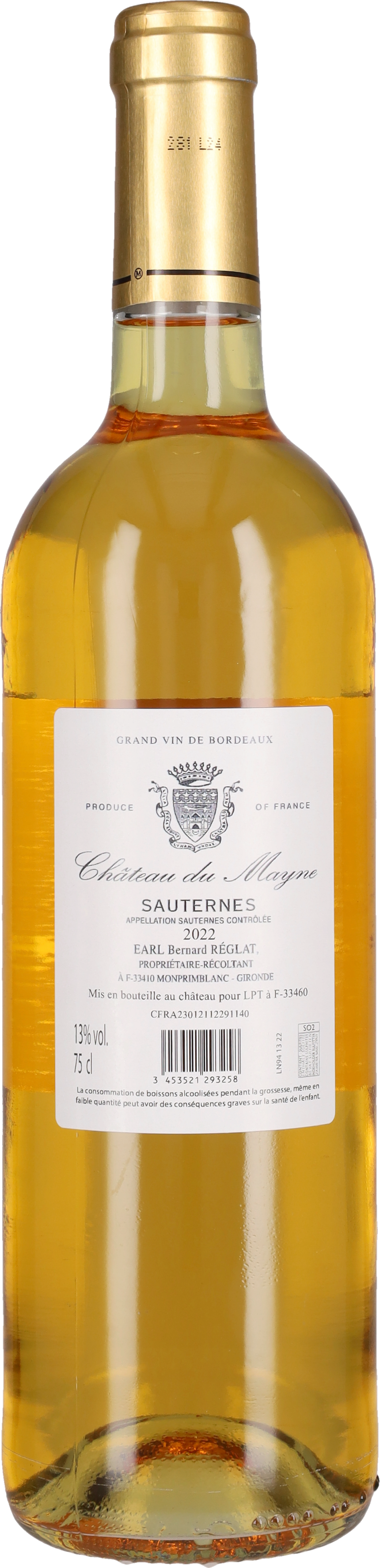 Château du Mayne Sauternes Château de Mayne 2023