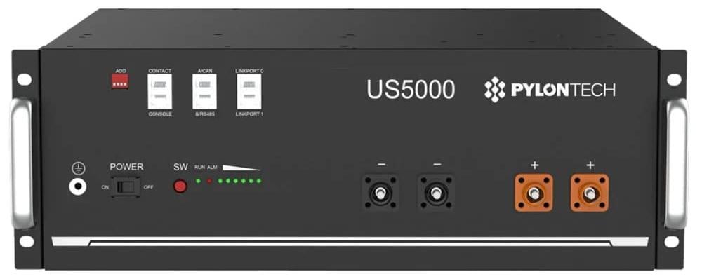 Selius Lithium Batterij Opslag - 2x 48 V LiFePO4 Batterij - 9,6 kWh - 4560 Wh Capaciteit - Voor Zonne-energie Opslag