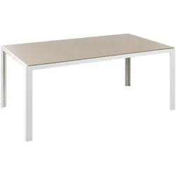 GARTENTISCH Glas beige 160/90 cm Catania