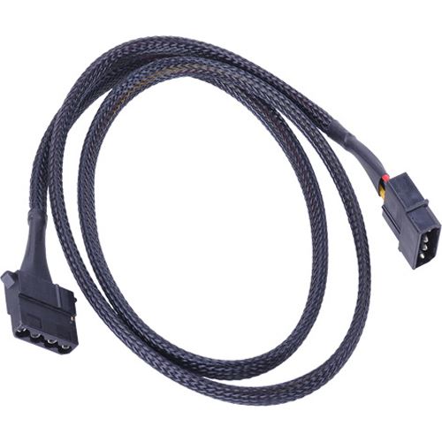 Phobya 4Pin Molex Stromverlängerung 90cm - Schwarz