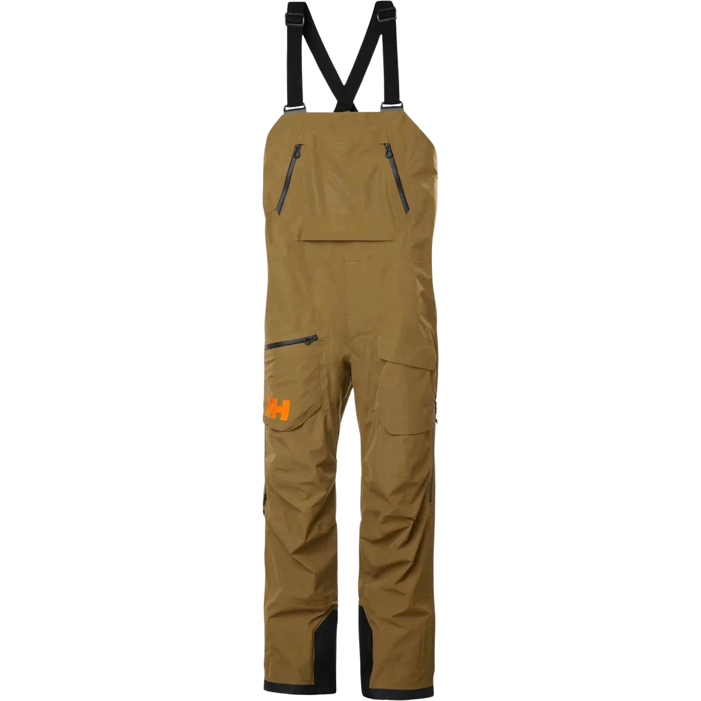 Helly Hansen Ridge Infinity Shell Bib Hose Herren Skihose braun Größe XL Skifahren | Freeride Winddicht Wasserabweisend