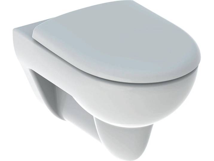 Geberit\, WC suspendu Renova Set avec siège WC\, ouverture vers l'avant et vers l'arrière 540mm\, blanc
