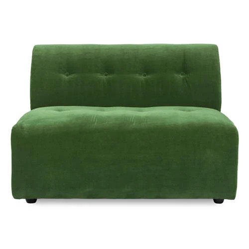 HKliving Royal Velvet Bank Vint - Groen