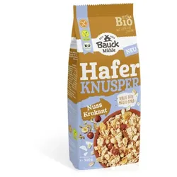Bauckhof Hafer Knusper Müsli Nuss Krokant bio