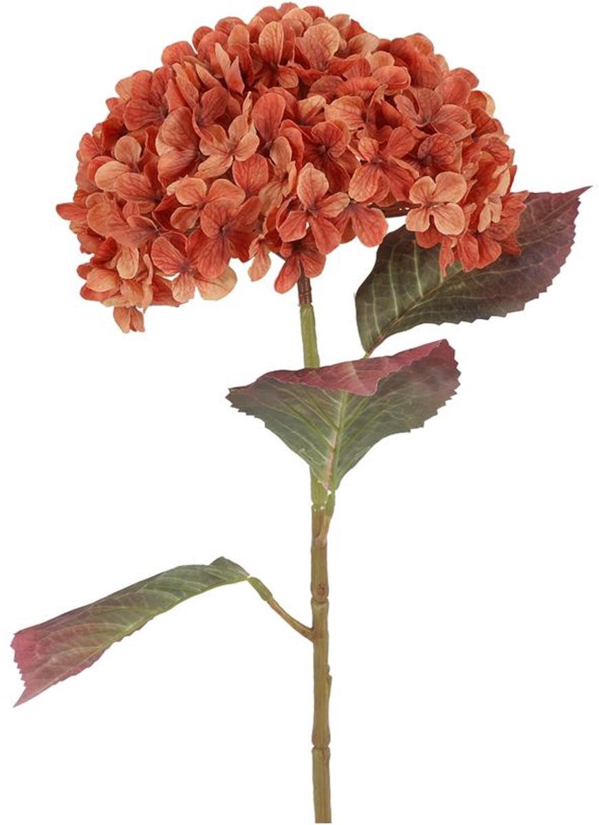 Countryfield Kunstbloem Hydrangea L Oranje