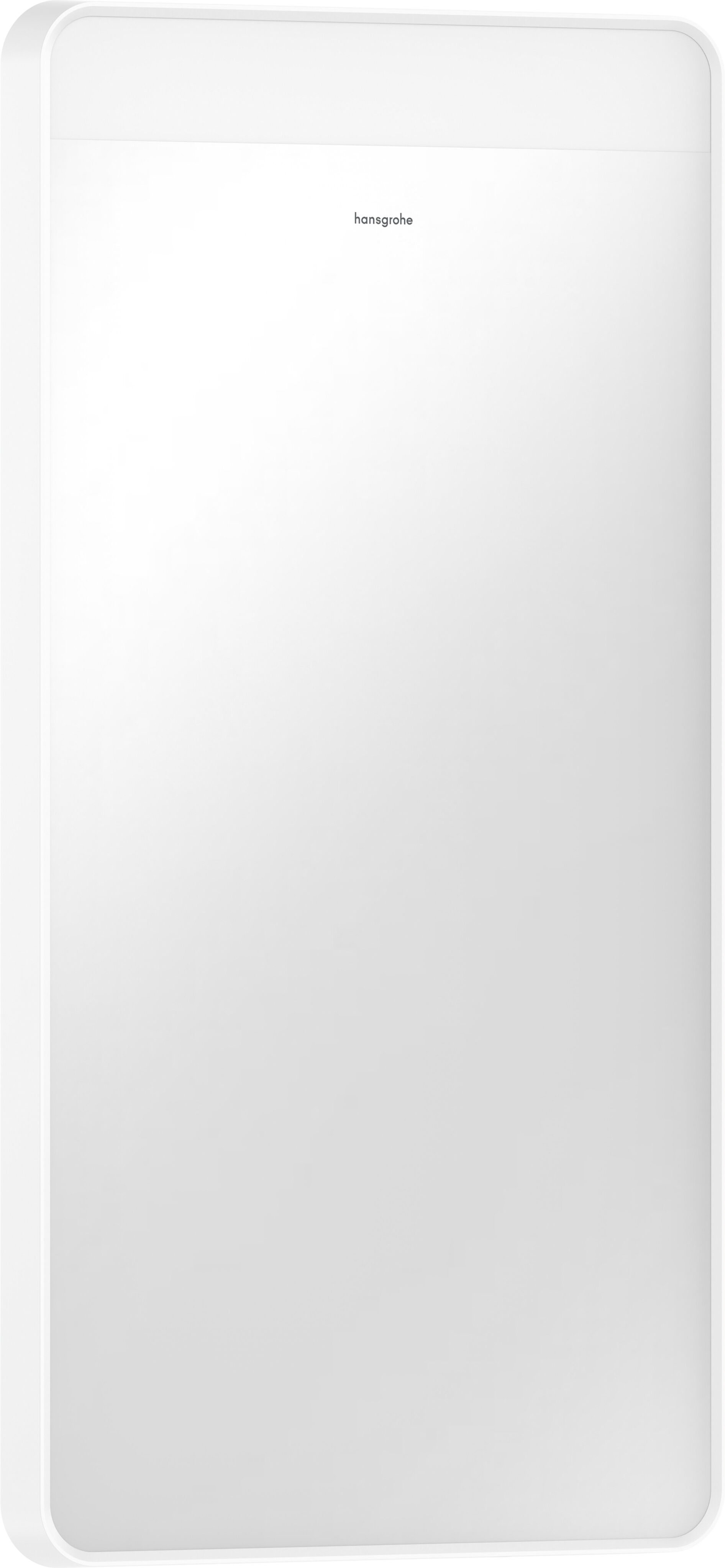 Hansgrohe Xarita Lite Q miroir 54955700 avec éclairage LED horizontal, blanc mat, L 360 x H 700 x P 30 mm, 4 W