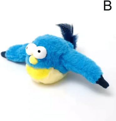Inspire Curations FeatherSong Rechargeable Chirping Bird Cat Toy b