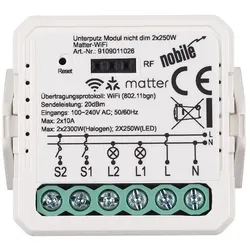 Nobile UP-Modul 2x250W MatterWiFi 9109011026