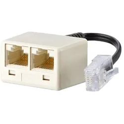 METZ CONNECT UAE Adapter WE8(4)-WE8/WE8 RJ45 Stecker, 0,1m Verl.