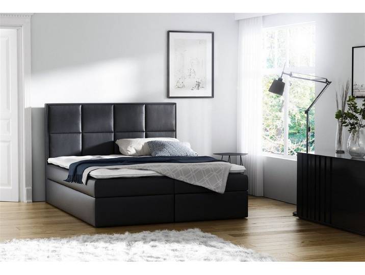 Fun Möbel Boxbett Schlafzimmerbett MEDIANO (inkl. Bettkästen, inkl. Kaltschaumtopper), eingebautes Liftsystem für Bettkästen