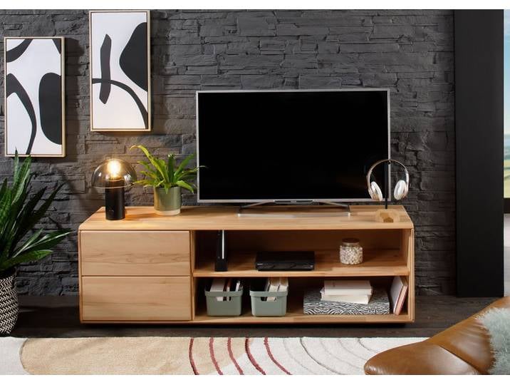 TV Board 149x47cm 'Messina' Kernbuche massiv AV