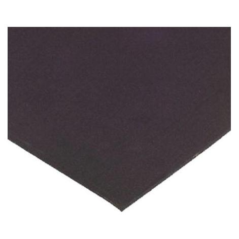 RS PRO Black Natural Rubber Sheet, 1000x600x3mm (1000 mm, 600 mm, 3 mm) (8405548)
