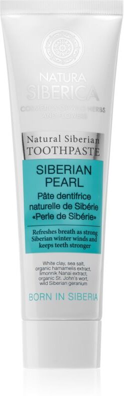 Natura Siberica Natural Siberian Siberian Pearl Bleaching Zahncreme für den frischen Atem 100 g