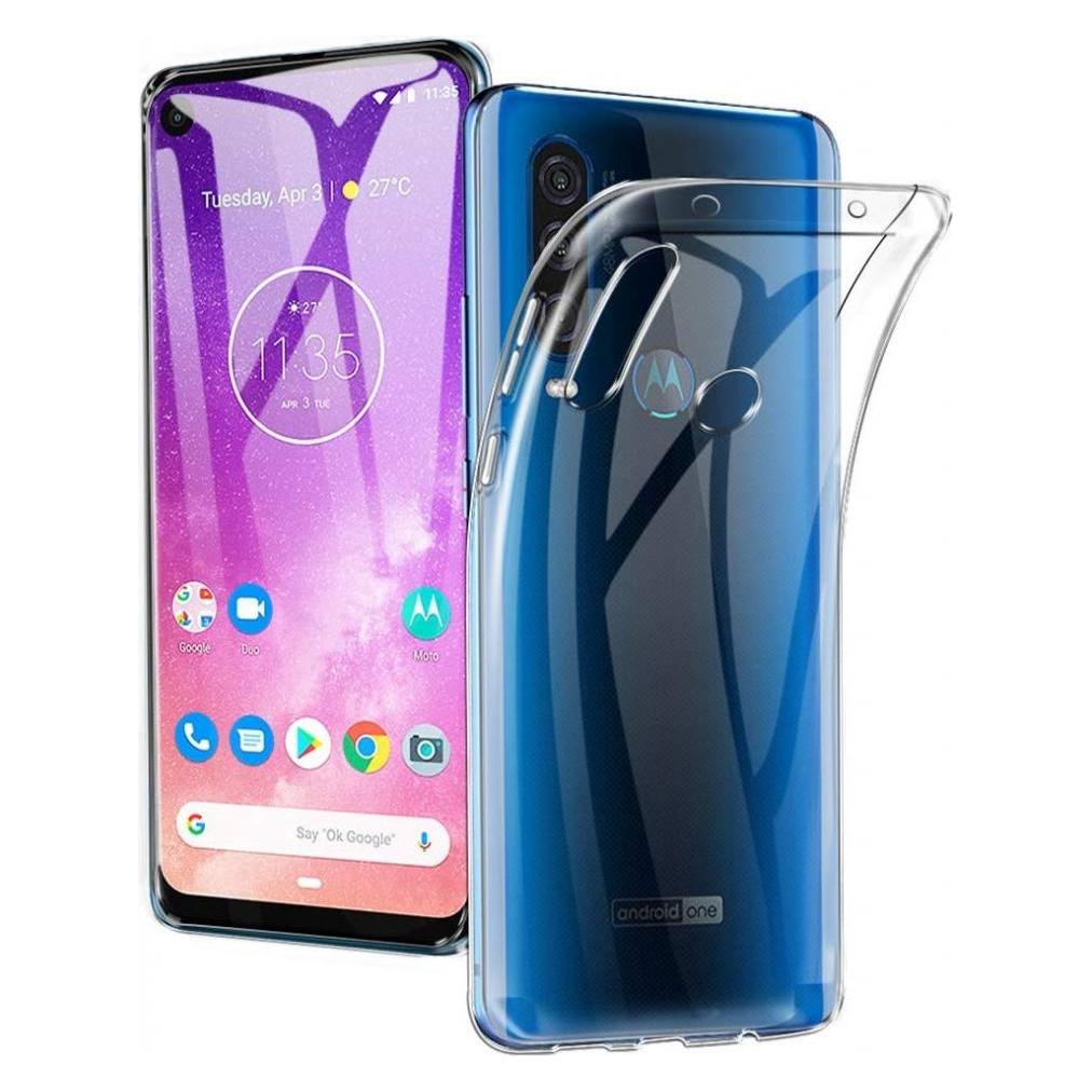 Screenguard Motorola One Action Flexible TPU Clear Case (Motorola One Action) (00025586)