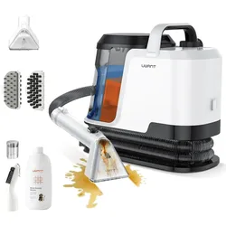 Uwant Y100 Teppichreiniger mit 18kPa Saugkraft,600W Kaltwasser-Reinigung,Selbstreinigungsfunktion, Polsterreiniger + Teppichreiniger