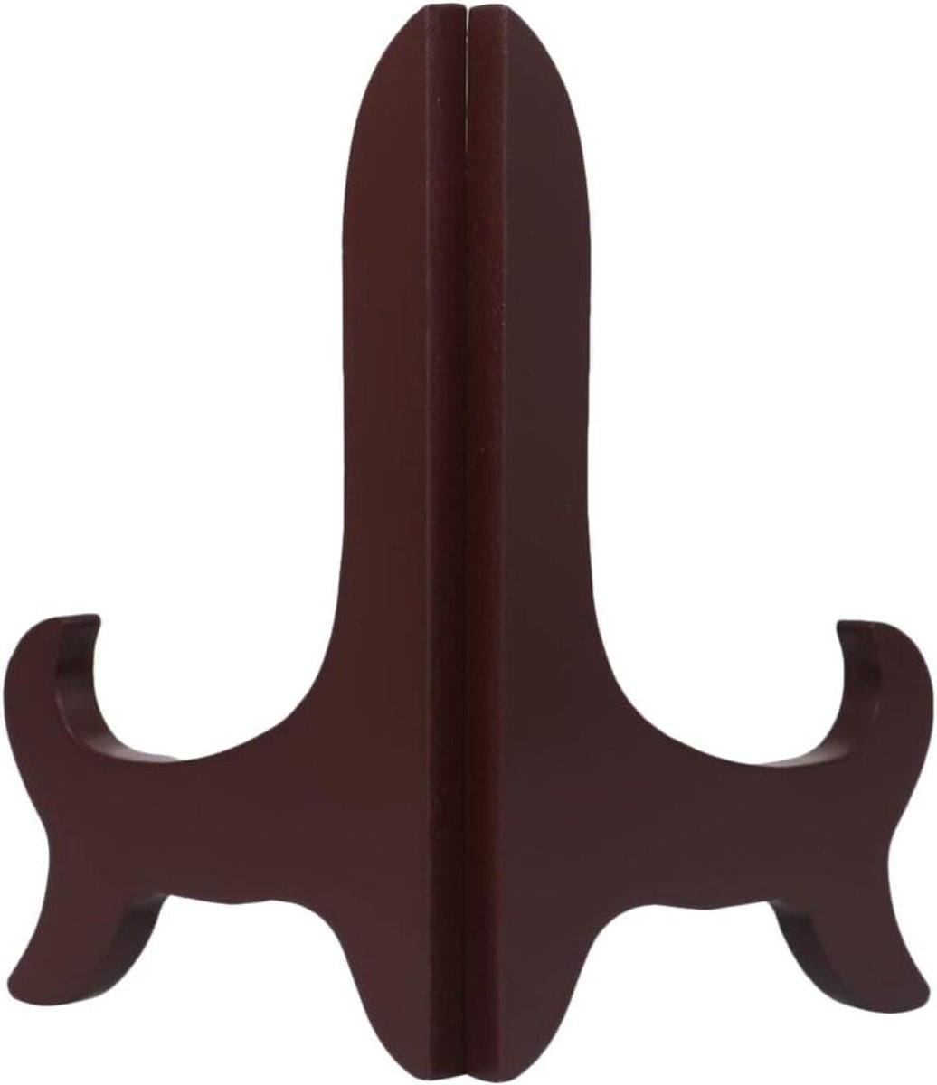 Houten Display Stand Bordhouder en Fotolijsthouder - Houtkleur - 15,2 cm