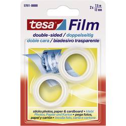 tesa 57911-00000-01 Doppelseitiges Klebeband tesafilm® Transparent (L x B) 7.5 m x 12 mm 2 St.