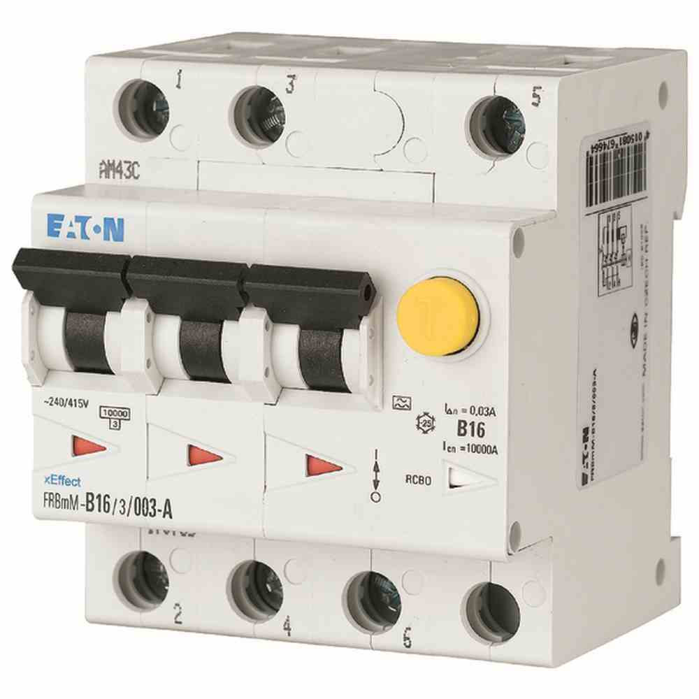 Eaton PowerWare FI/LS-schakelaar 16A, 30mA, type C